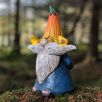 A fun, decorative solar-powered bird garden statue made from durable resin.