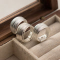 Bold Layered Silver Ring – Crafted in Solid 925 Sterling Silver