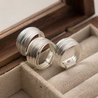 Bold Layered Silver Ring – Crafted in Solid 925 Sterling Silver