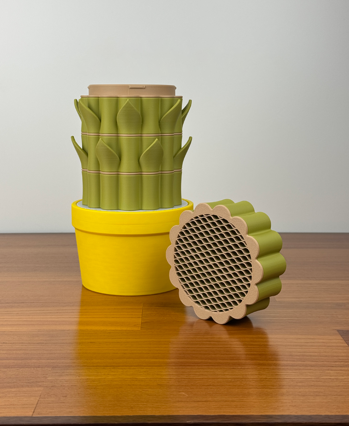 Milogoods Sunflower-Inspired Kitchen Knife Block