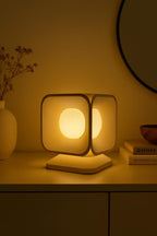 Sculptural Table Lamp: Minimalist Geometric Modern Lighting