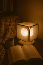 Sculptural Table Lamp: Minimalist Geometric Modern Lighting