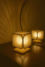 Sculptural Table Lamp: Minimalist Geometric Modern Lighting