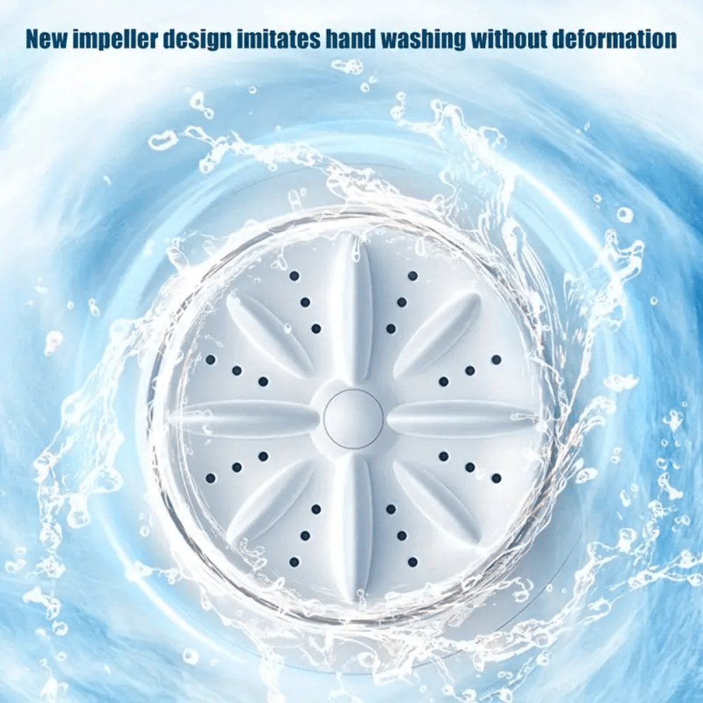 Portable USB Rechargeable Mini Washing Machine (1 L)