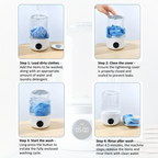 Portable USB Rechargeable Mini Washing Machine (1 L)