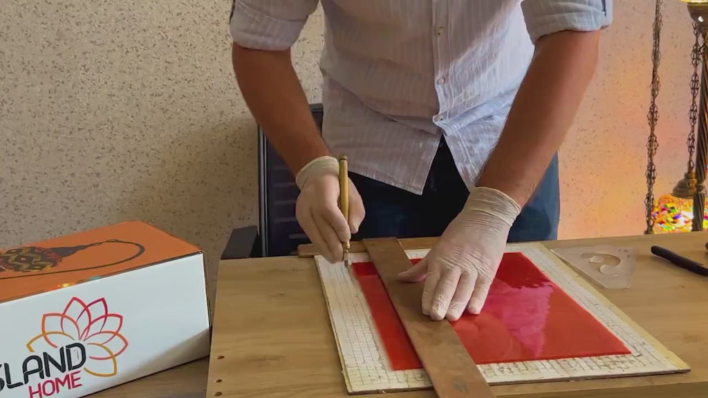 10 Variation - Turkish Lamp Mosaic Table Lamp | Turkish Moroccan Lamp | Handmade Swan Neck Night Lamp | Mosaic Glass Bedside Lamp & Led Bulb