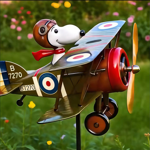 70% Off-Vintage Pilot Dog Garden Decor
