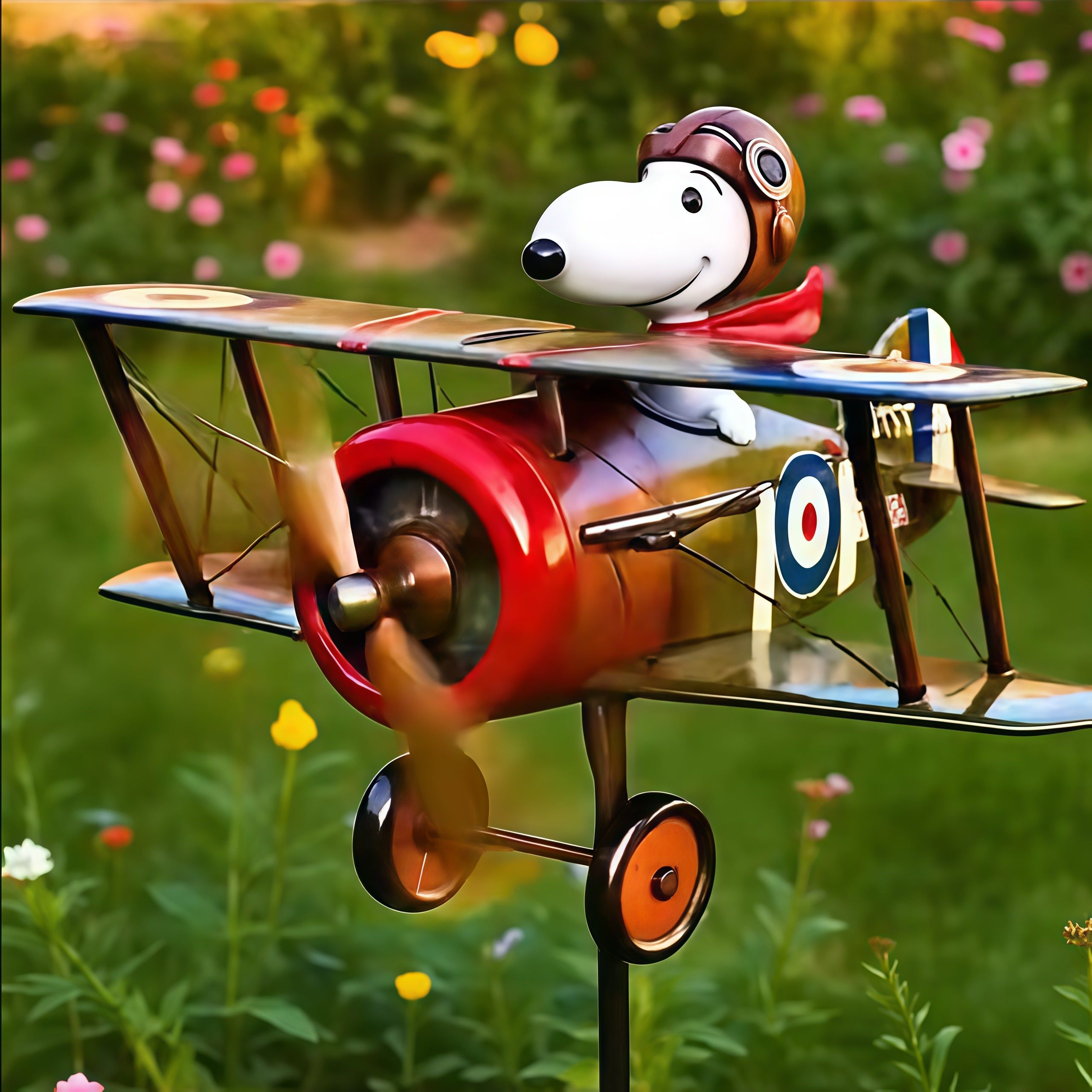 70% Off-Vintage Pilot Dog Garden Decor